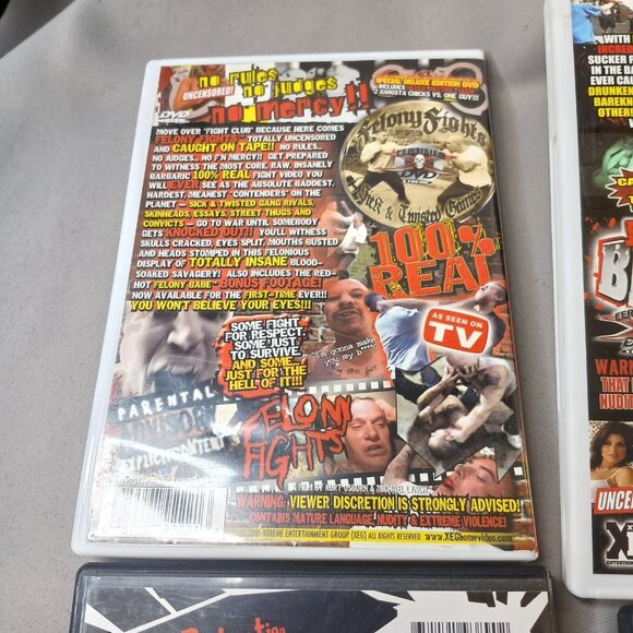 WWE Fighting DVDS As Seen On TV Violent Backyard Fighting Mixed Lot of 4 - Picture 7 of 15